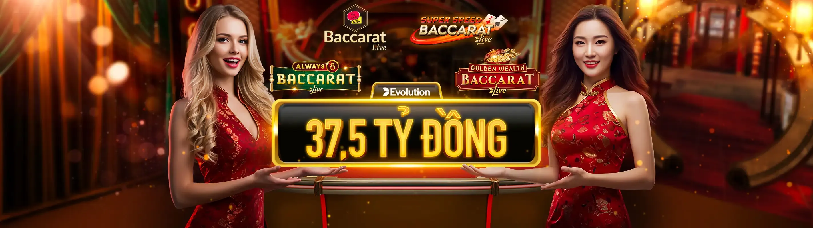 Hình ảnh chính hướng dẫn chơi Baccarat tại b52play win