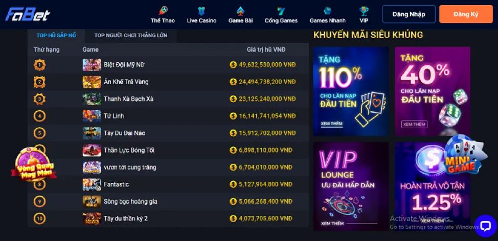 Hướng dẫn chơi slot game tại b52play win